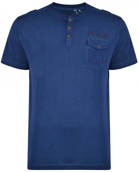 Kam Jeans 5262 T-shirt Denim - Тениски - мъжки тениски големи размери