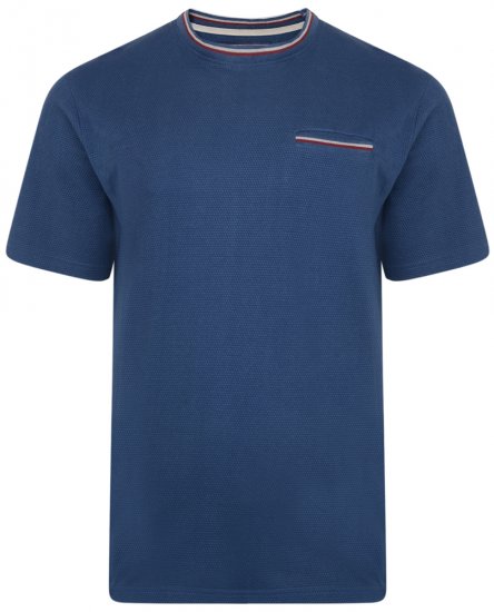 Kam Jeans 5285 T-shirt Denim - Тениски - мъжки тениски големи размери