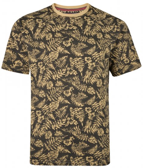 Kam Jeans 5305 T-shirt Charcoal - Тениски - мъжки тениски големи размери
