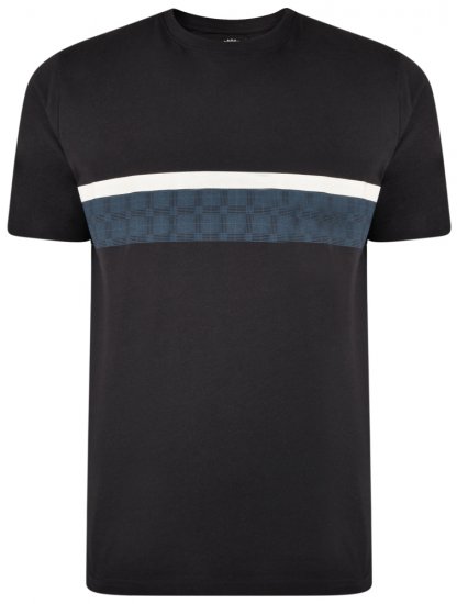 Kam Jeans 5307 T-shirt Navy - Тениски - мъжки тениски големи размери