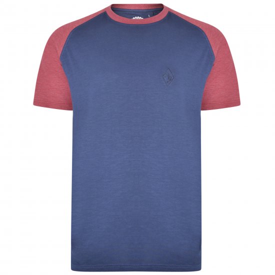 Kam Jeans 5314 Twin pack T-shirts Black/Navy - Тениски - мъжки тениски големи размери
