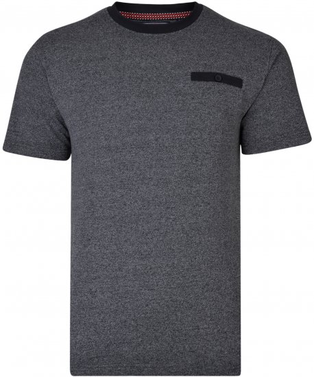 Kam Jeans 5325 T-shirt Navy - Тениски - мъжки тениски големи размери