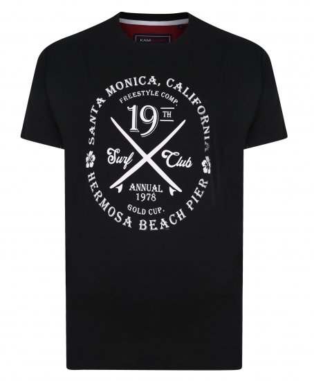 Kam Jeans 5331 Twin pack California Tee - Тениски - мъжки тениски големи размери