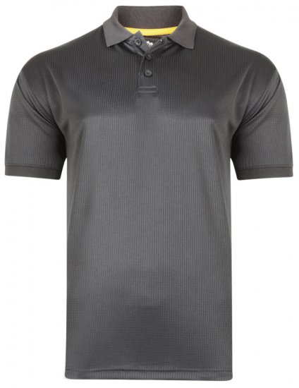 Kam Jeans Technical Lightweight Polo Black - Спортни дрехи & Връхно облекло - мъжки спортни екипи големи размери
