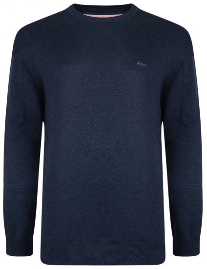 Kam Jeans Knitted Sweater Denim - Суичъри & cуичъри с качулка - мъжки суичъри големи размери