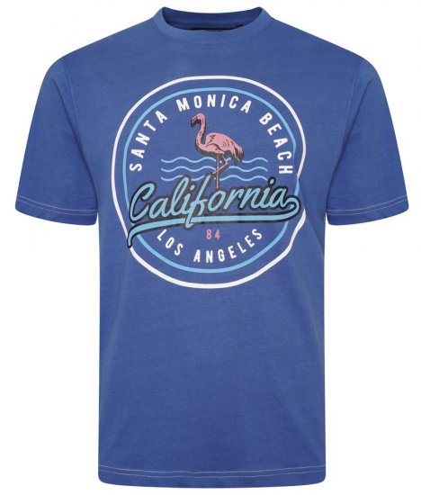 Kam Jeans 5707 Santa Monica Tee Navy - Тениски - мъжки тениски големи размери