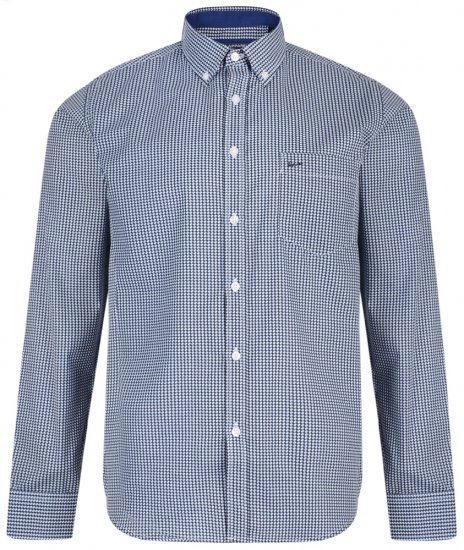 Kam Jeans 6177 Long Sleeve Shirt Denim Blue - Ризи - мъжки ризи големи размери