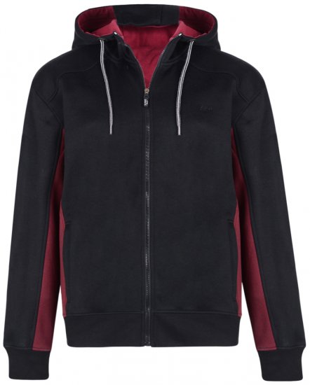 Kam Jeans 7001 Hoodie Black - Суичъри & cуичъри с качулка - мъжки суичъри големи размери