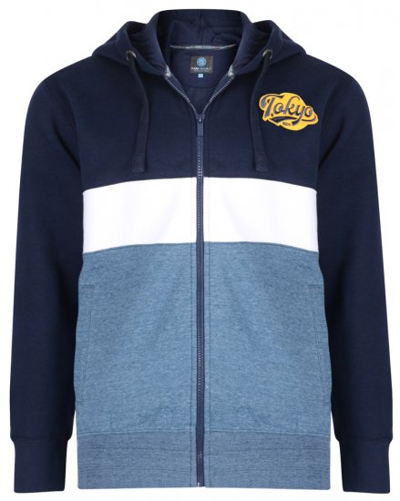 Kam Jeans 7002 Hoodie Denim - Суичъри & cуичъри с качулка - мъжки суичъри големи размери