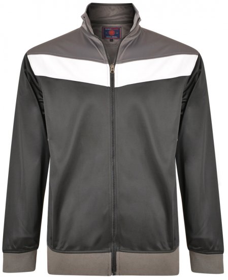 Kam Jeans 7014 Track Jacket Black - Суичъри & cуичъри с качулка - мъжки суичъри големи размери