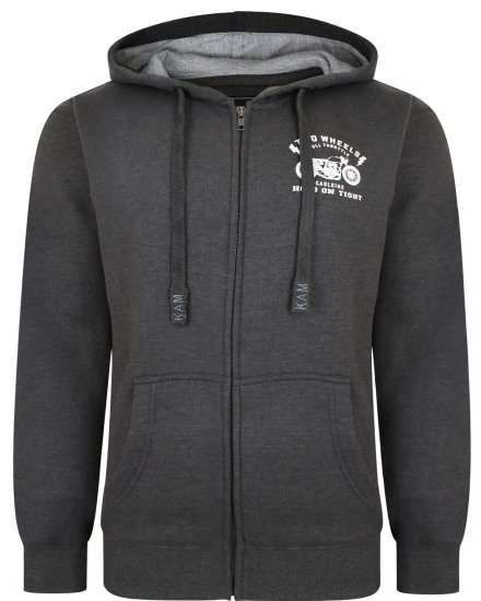 Kam Jeans 7043 Full Throttle Hoodie - Суичъри & cуичъри с качулка - мъжки суичъри големи размери