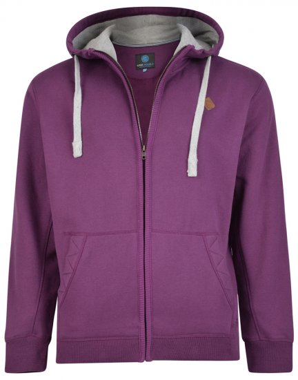 Kam Jeans 717 Hoodie Purple - Суичъри & cуичъри с качулка - мъжки суичъри големи размери