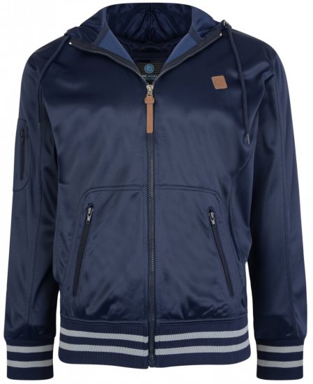Kam Jeans 799 Tricot Hoody Navy - Суичъри & cуичъри с качулка - мъжки суичъри големи размери