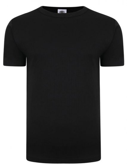 Kam Jeans 831 Thermal T-Shirt Black - Бельо & Бански шорти - Мъжко бельо големи размери
