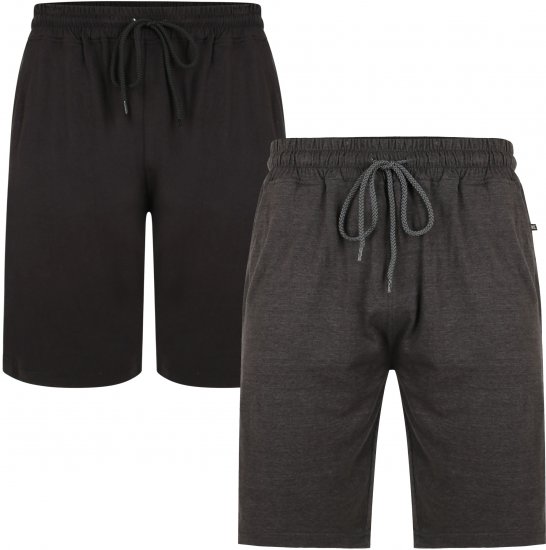 Kam Jeans 885 Jersey Shorts Twin Pack - Спортни панталони & Kъси панталони - мъжки спортни панталони големи размери