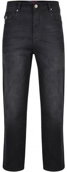 Kam Jeans Alonso Black Used - Дънки и панталони - мъжки Дънки и панталони големи размери