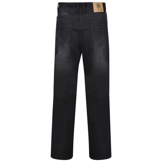 Kam Jeans Alonso Black Used - Дънки и панталони - мъжки Дънки и панталони големи размери