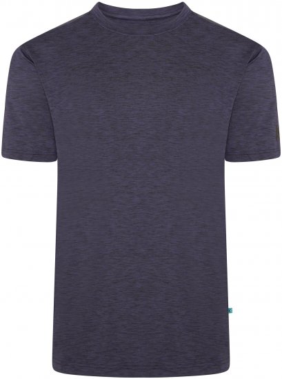 Kam Jeans AP001 XT Active Performance Marl Tee Indigo - Тениски - мъжки тениски големи размери