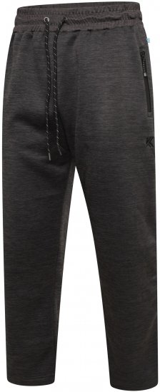 Kam Jeans AP006 Active Performance Marl Jog Pants Charcoal - Спортни панталони & Kъси панталони - мъжки спортни панталони големи размери