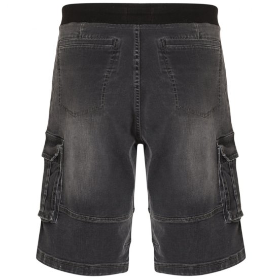 Kam Jeans Dito Denim Shorts Charcoal - Шорти - мъжки къси панталони големи размери
