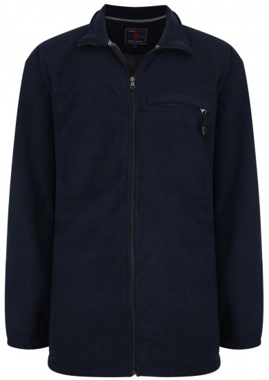 Kam Jeans KV100 Bonded Fleece Jacket Navy - Спортни дрехи & Връхно облекло - мъжки спортни екипи големи размери