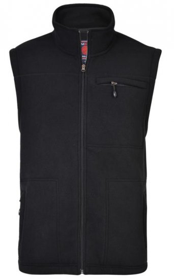 Kam Jeans KV99 Fleece Vest Black - Спортни дрехи & Връхно облекло - мъжки спортни екипи големи размери