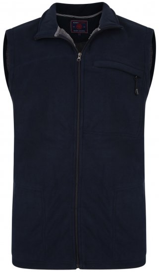 Kam Jeans KV99 Fleece Vest Navy - Спортни дрехи & Връхно облекло - мъжки спортни екипи големи размери