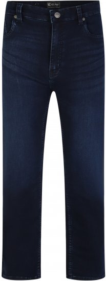Kam Jeans Nunez Knitted Denim Stretch Fashion Jeans Dark Blue - Дънки и панталони - мъжки Дънки и панталони големи размери