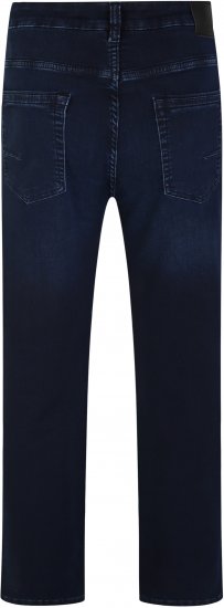 Kam Jeans Nunez Knitted Denim Stretch Fashion Jeans Dark Blue - Дънки и панталони - мъжки Дънки и панталони големи размери