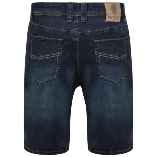 Kam Jeans Vincent Shorts Dark Used - Шорти - мъжки къси панталони големи размери