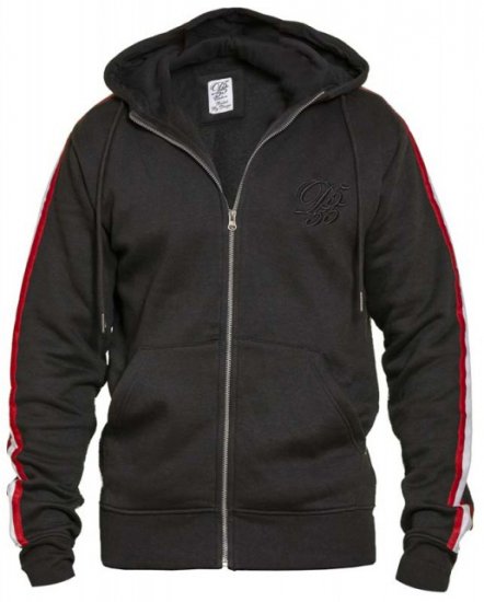 D555 Kentucky Hoodie Black - Суичъри & cуичъри с качулка - мъжки суичъри големи размери