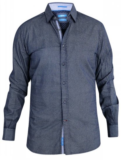 D555 Kermit Long Sleeve Printed Shirt - Ризи - мъжки ризи големи размери