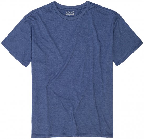 Adamo Kevin Regular fit T-shirt Indigo Blue - Тениски - мъжки тениски големи размери