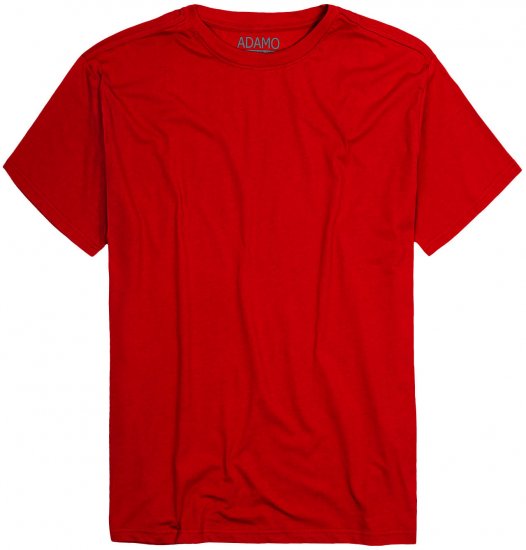 Adamo Kevin Regular fit T-shirt Red - Тениски - мъжки тениски големи размери