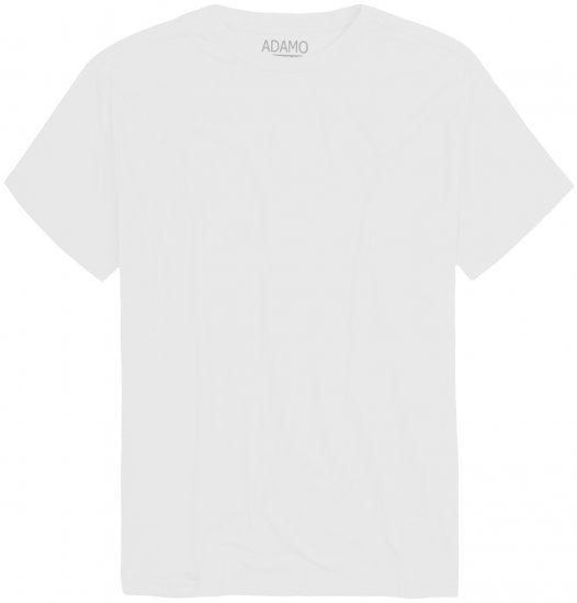 Adamo Kevin Regular fit T-shirt White - Тениски - мъжки тениски големи размери