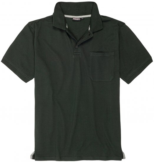 Adamo Klaas Regular fit Polo Shirt with Pocket Pine Green - Поло тениски - мъжки тениски с яка големи размери