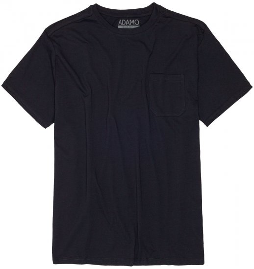 Adamo Kody Regular fit T-shirt with Pocket Navy - Тениски - мъжки тениски големи размери