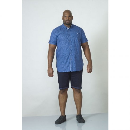 D555 Bobby Short Sleeve Shirt - Ризи - мъжки ризи големи размери