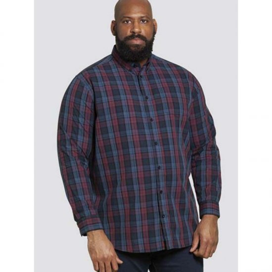 D555 Enderby Long Sleeve Shirt - Ризи - мъжки ризи големи размери