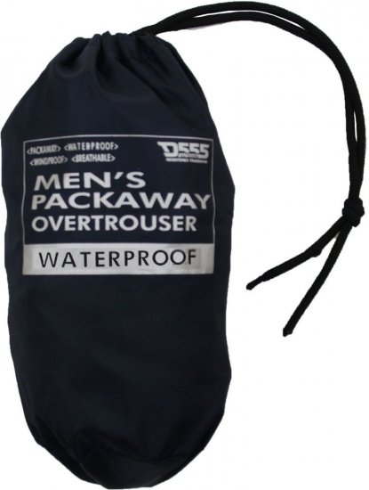 D555 Elba "Packaway" Rain Pants Black - Спортни дрехи & Връхно облекло - мъжки спортни екипи големи размери