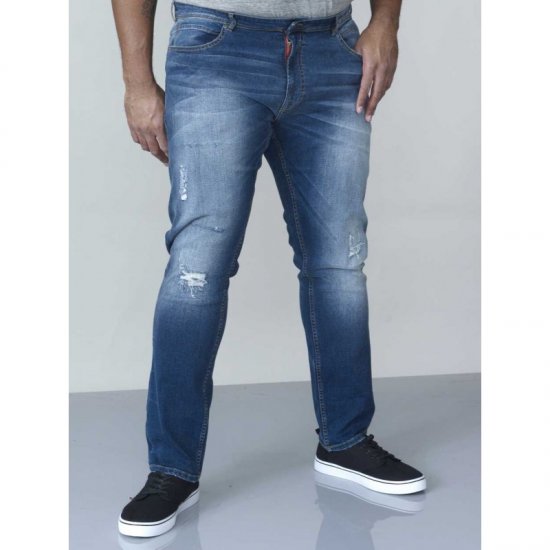 D555 Asher 1959 Stretch Jeans with rips - Дънки и панталони - мъжки Дънки и панталони големи размери