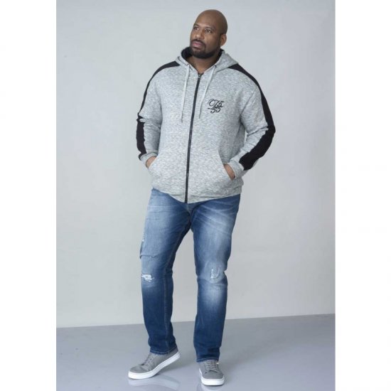 D555 Ronnie Full zip Hoodie - Суичъри & cуичъри с качулка - мъжки суичъри големи размери