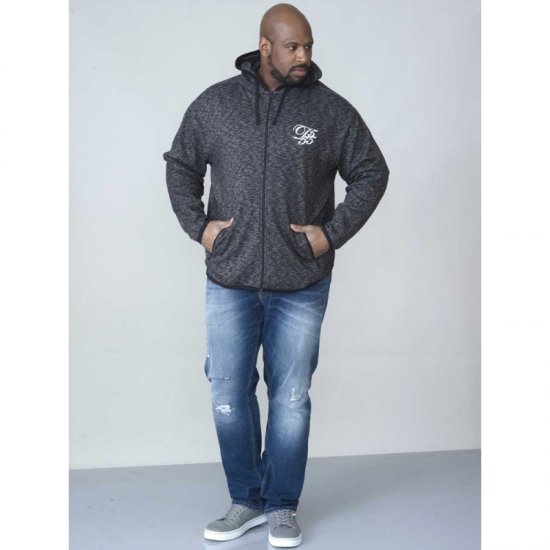 D555 Bennie Full zip Hoodie - Суичъри & cуичъри с качулка - мъжки суичъри големи размери