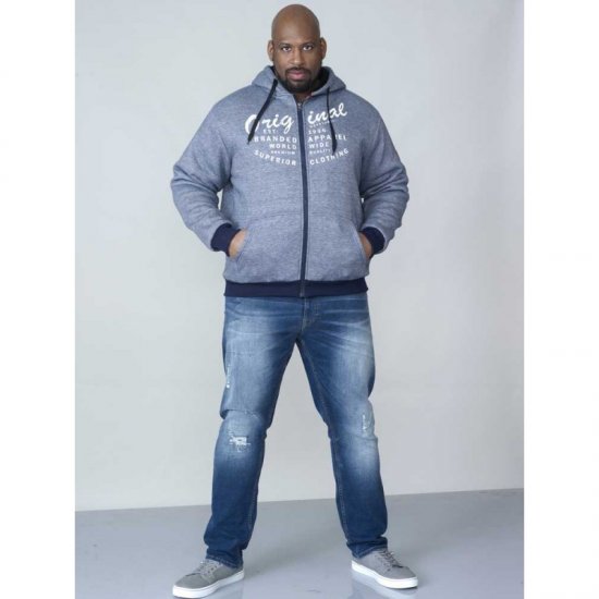 D555 Murdoch Sherpa Lined Hoodie - Суичъри & cуичъри с качулка - мъжки суичъри големи размери