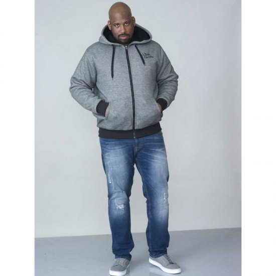 D555 William Sherpa Lined Hoodie - Суичъри & cуичъри с качулка - мъжки суичъри големи размери