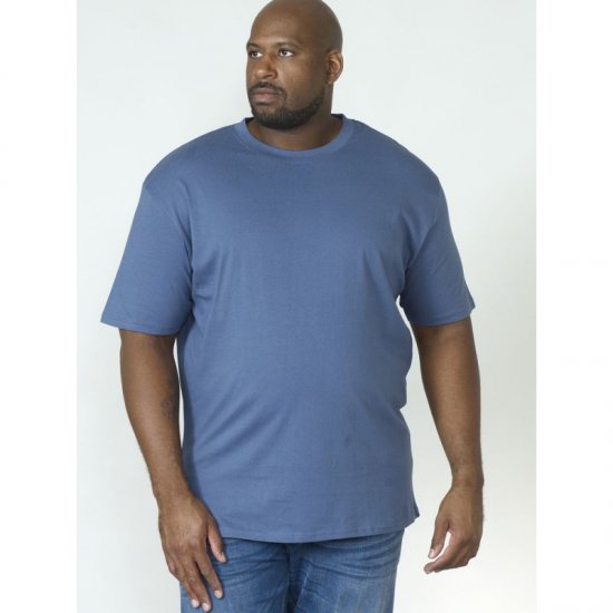 D555 Flyers Crew Neck T-shirt Teal - Тениски - мъжки тениски големи размери