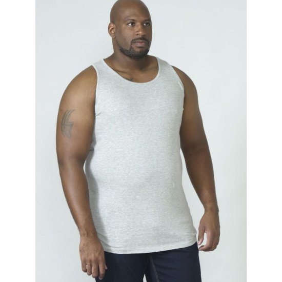 D555 Fabio Tanktop Grey - Тениски - мъжки тениски големи размери