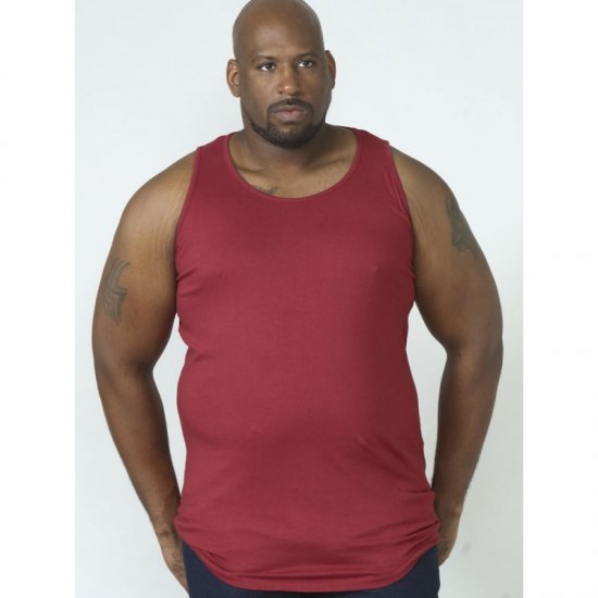 D555 Fabio Tanktop Red - Тениски - мъжки тениски големи размери