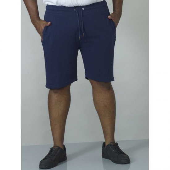 D555 Jackie Ribbed Jersey Shorts Navy - Спортни панталони & Kъси панталони - мъжки спортни панталони големи размери