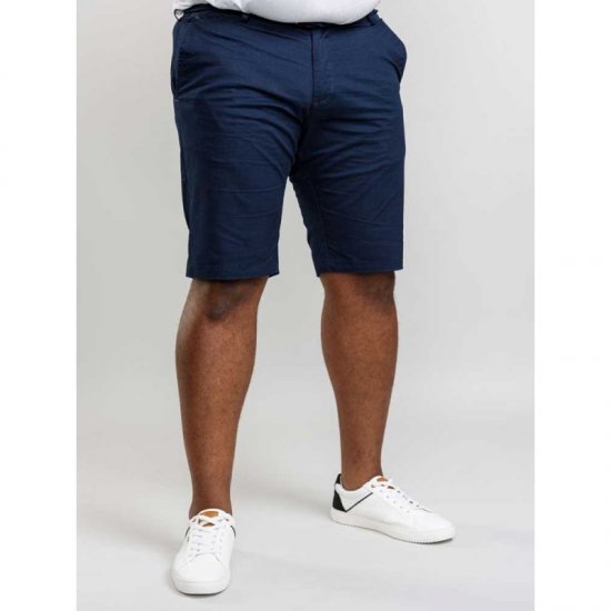 D555 Lopez Stretch Shorts Navy - Шорти - мъжки къси панталони големи размери